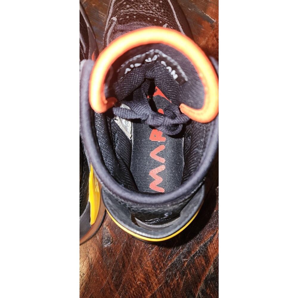 Nike Jordan Mars 270 Kids Shoes Black Orange Yellow BQ6508-009 Size 4.5Y - Picture 6 of 9
